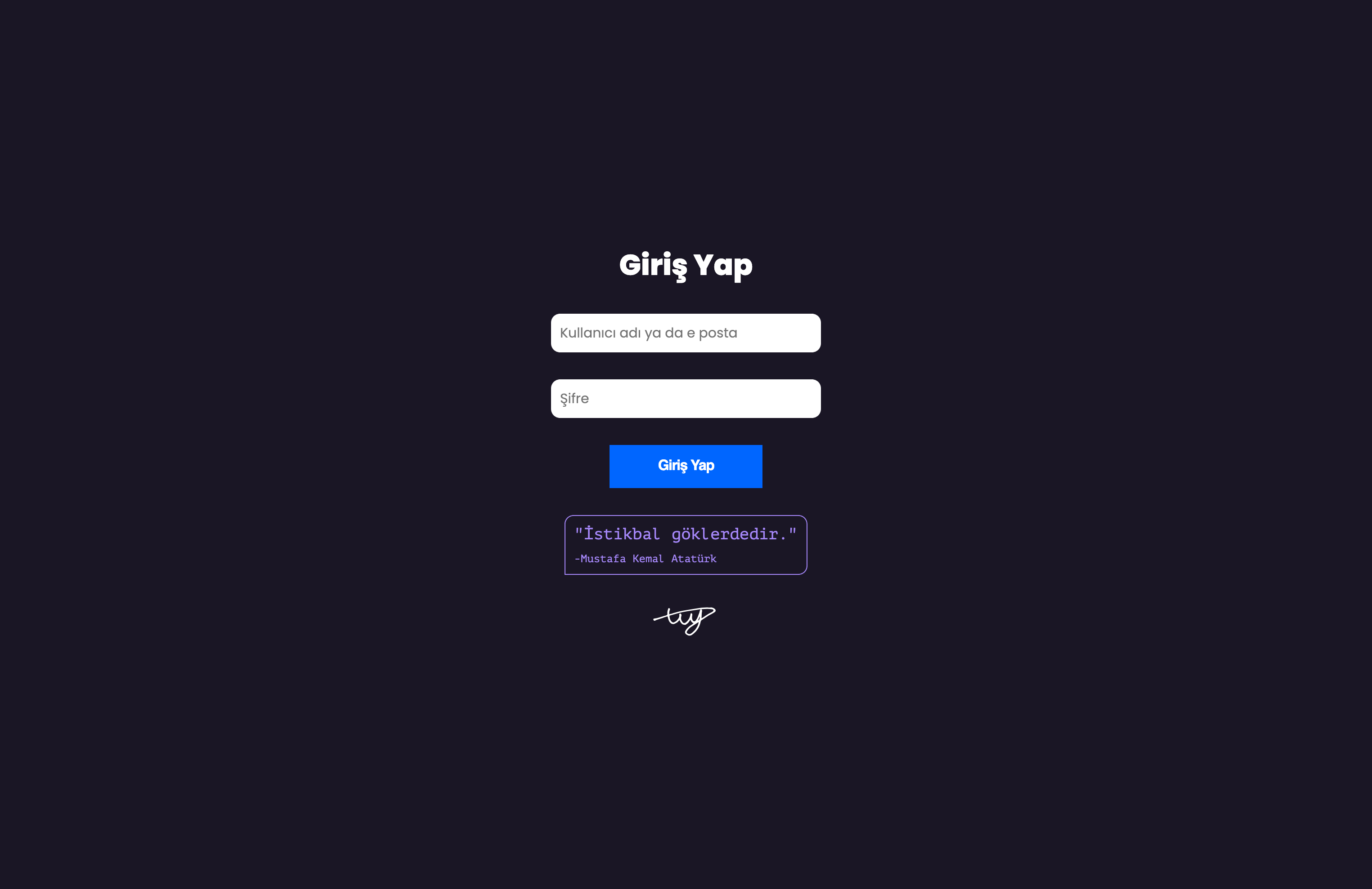 Wolrider admin login screen
